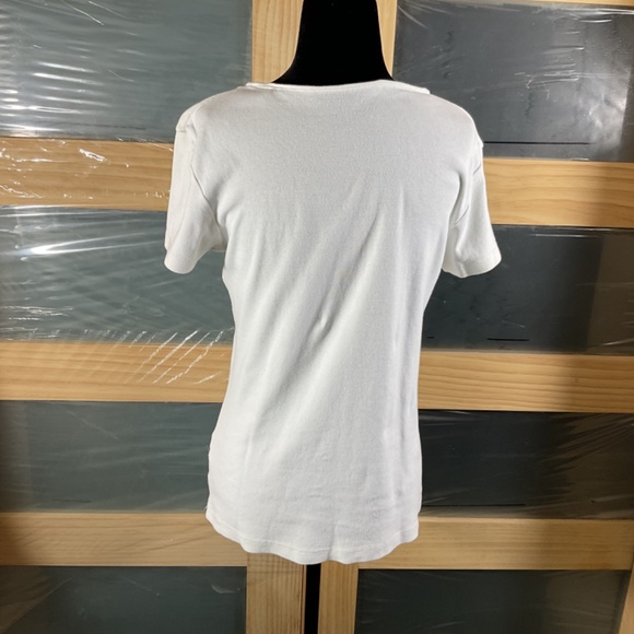 Segments Classic White Short Sleeved Vintage T-Shirt - Picture 3 of 8